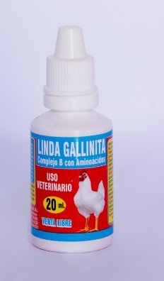 Linda Gallinita Complejo B con aminoacido 20ml - afersa