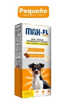 Max FL Tab X1 (4.5 a 10kg) Antiparasitario Perros