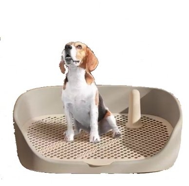 Bandeja de inodoro portátil de plástico para perros - Bandeja para baño