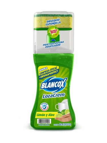 Lavaloza Liquido lozacrem (Limón-Aloe) x400ml