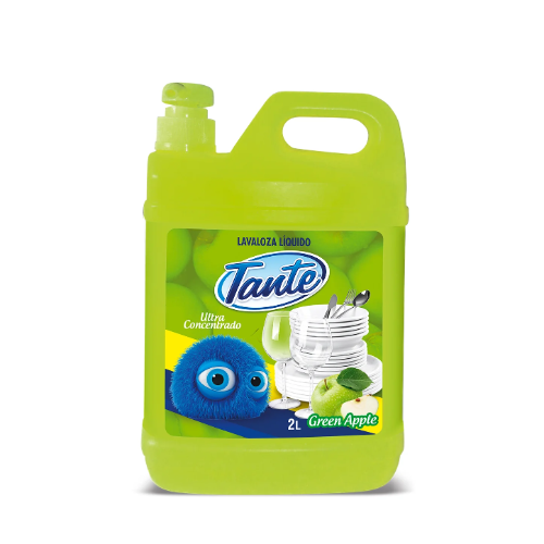 Lavaloza liquido tante 2L (Manzana verde)