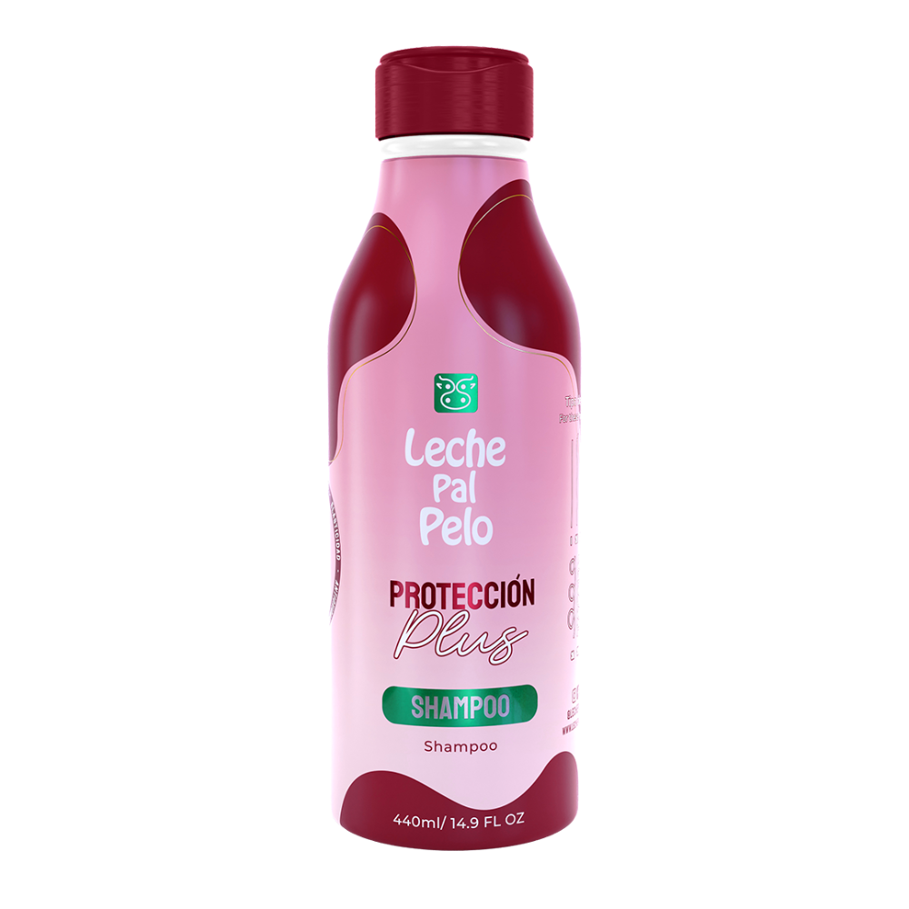 Shampoo proteccion plus leche para el pelo x 440ml