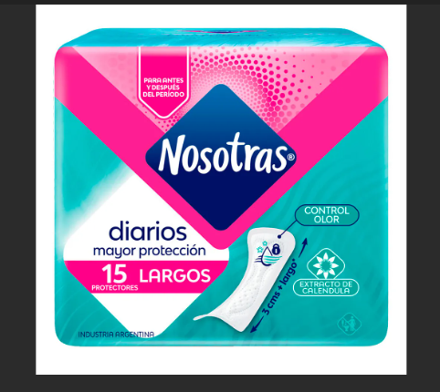 Protectores Nosotras (50 unidades) Largos