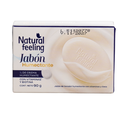 Jabón Humectante Natural Feeling - Vitaminas y Biotina