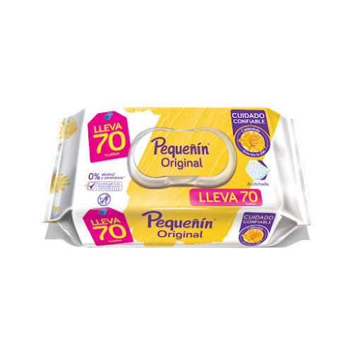 Pañitos pequeñín x70unds