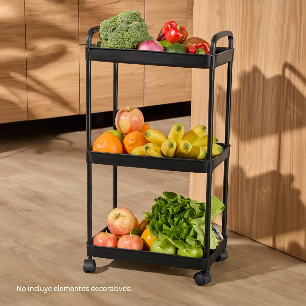 Carrito organizador de frutas y verduras