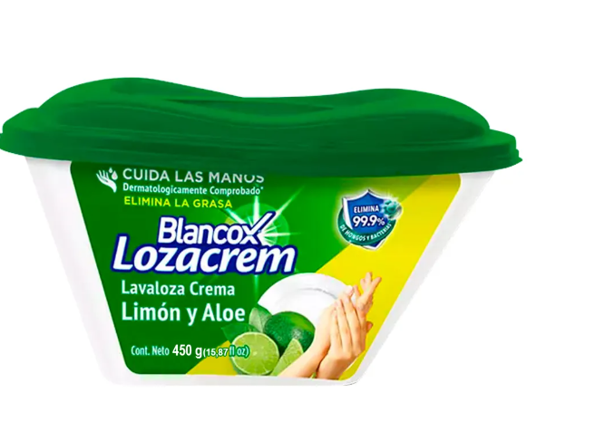 Lavaloza crema lozacrem limón y aloe x450g