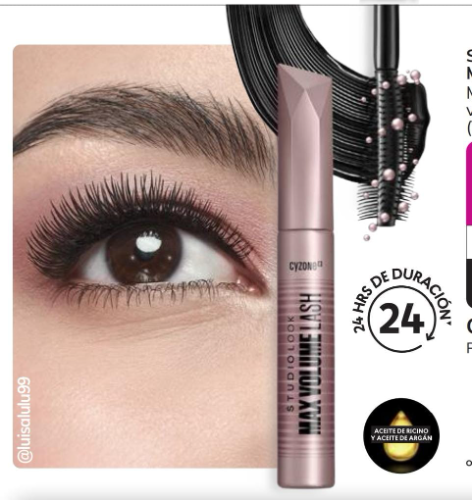 Pestañina  Max Volumen Lash- Cyzone