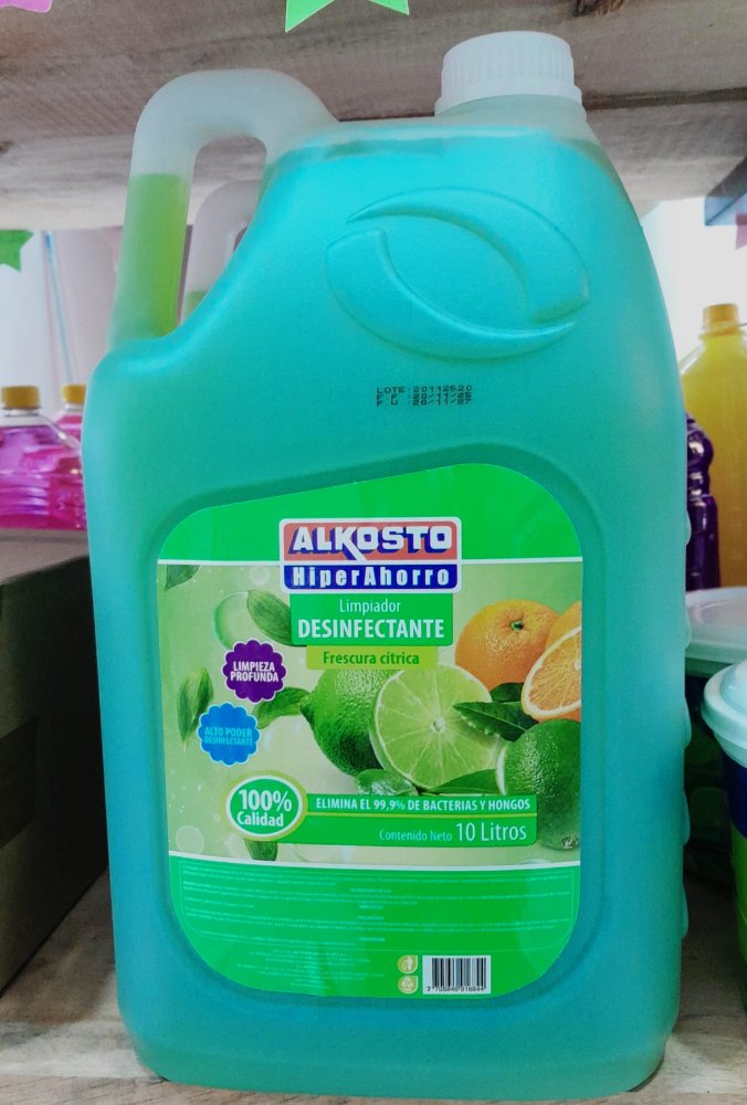 Limpia pisos Alkosto frescura cítrica 10litros