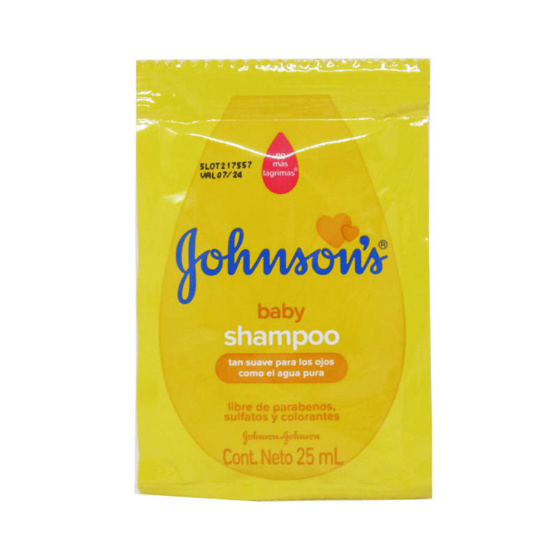 shampoo johnsons sachet x 25ml