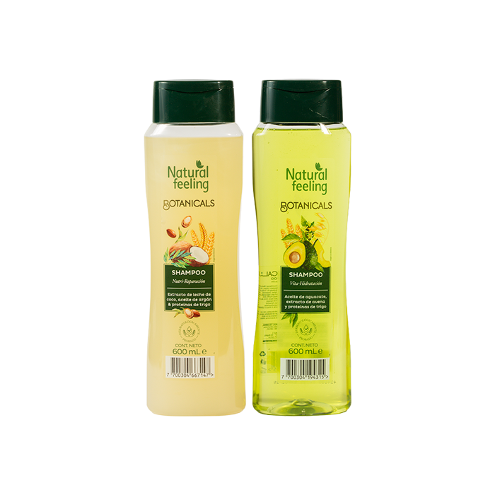 Shampoo Natural Feeling Aguacate y Avena