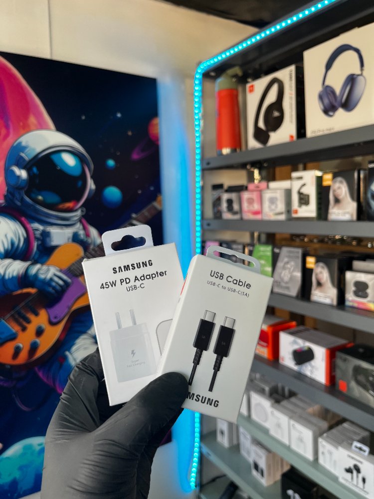 Cargador Samsung 45W mas Cable Turbo