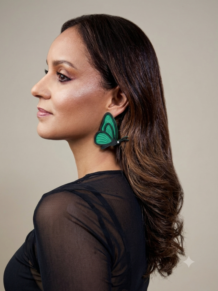 Aretes Renacer Verde