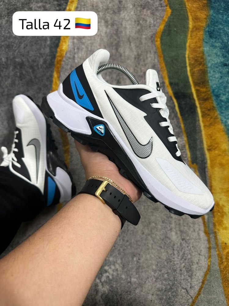 Nike Pegasus Trail 5 - Caballero "White/Black/Bright Blue"
