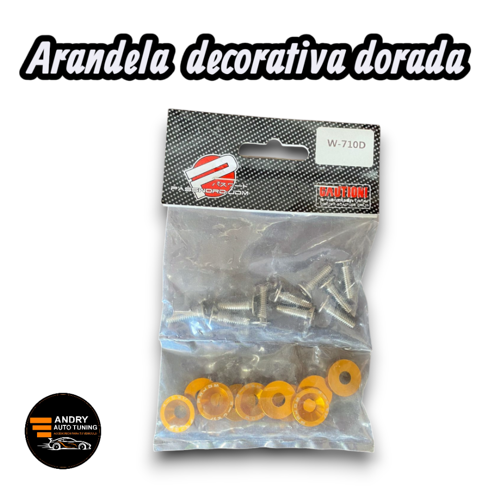 Arandela  decorativa dorada