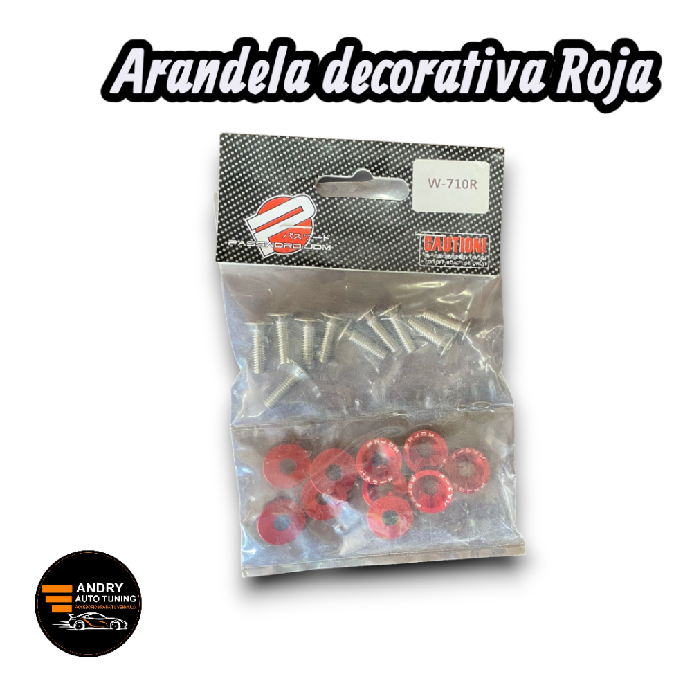 Arandela decorativa Roja