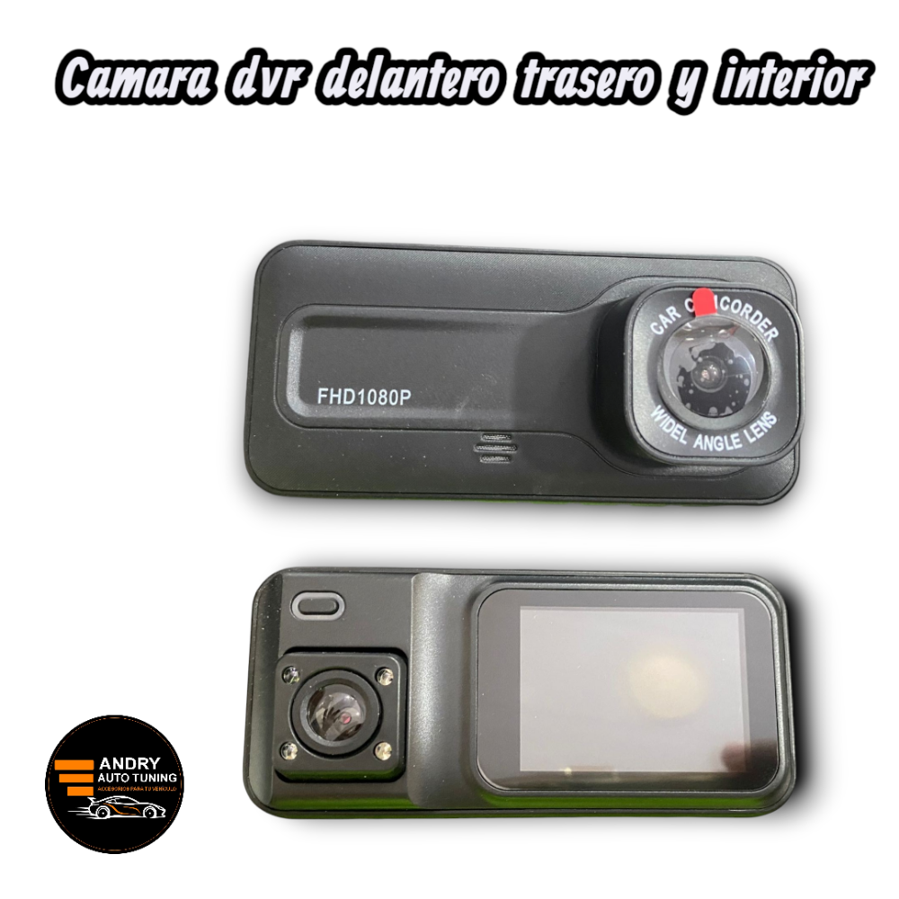 Camara dvr delantero  trasero y interior