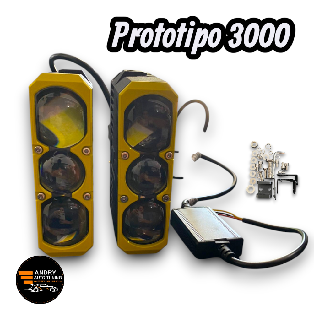 LASER PROTOTIPO 3000 DE 3 LED FOCUS