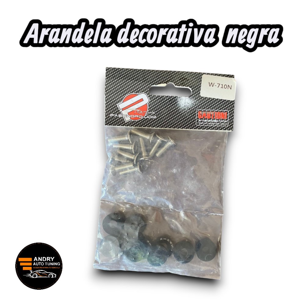 Arandela decorativa  negra