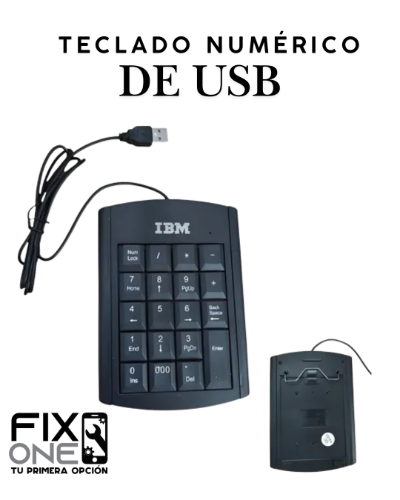 Teclado usb de numeros