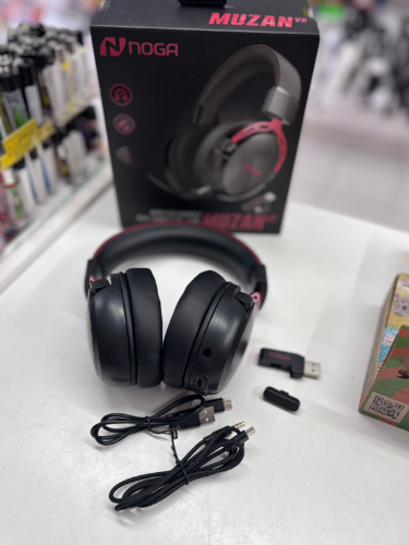 Auricular inalambrico Noga Gamer Muzan V2m. Recargable, con microfono, bluetooth USB C/A