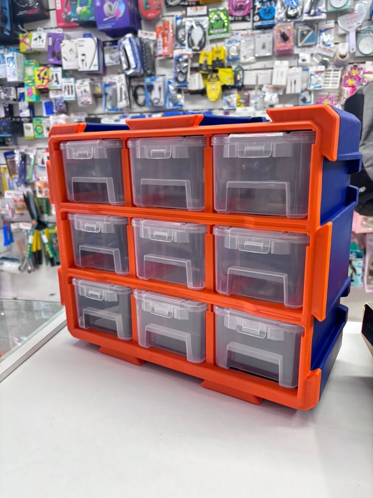 Caja organizadoras con x9 gabetas con division Wadfow