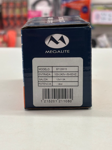 Fuente 12V 1,5A  5,5mm Megalite