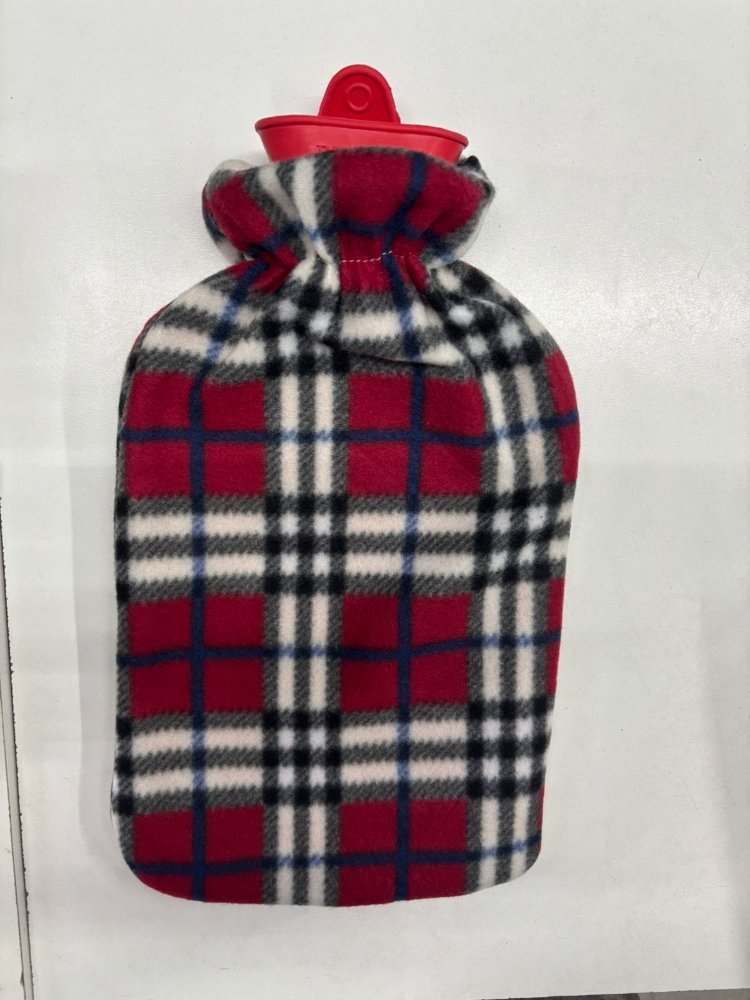 Bolsa de agua caliente con funda polar