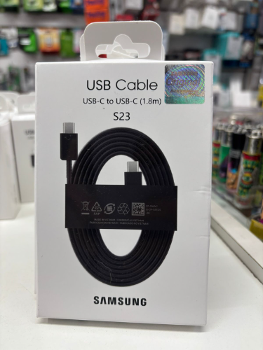 Cable Tipo C a Tipo C Samsung 3A 1,8 metros