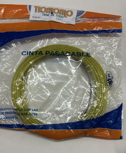 Cinta pasacable 10 mts Acero