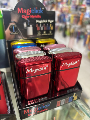 Encendedor Catalitico solido metalizado Magiclick
