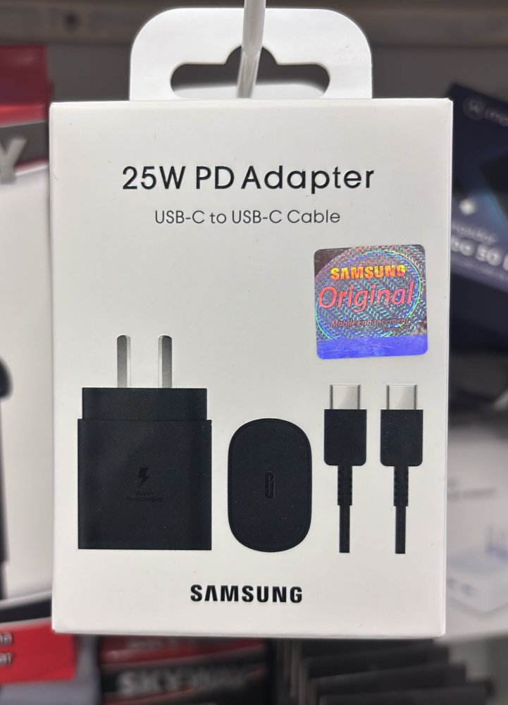 Cargador Samsung Tipo C con Cable C a C Original