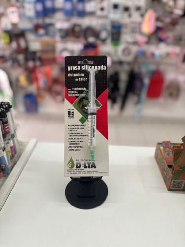 Grasa siliconada disipadora de calor en jeringa Delta
