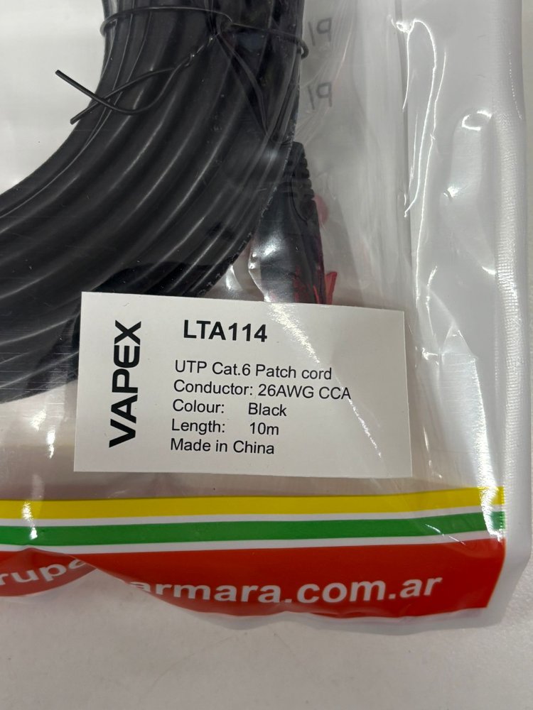 Cable Red 10m Cat 6