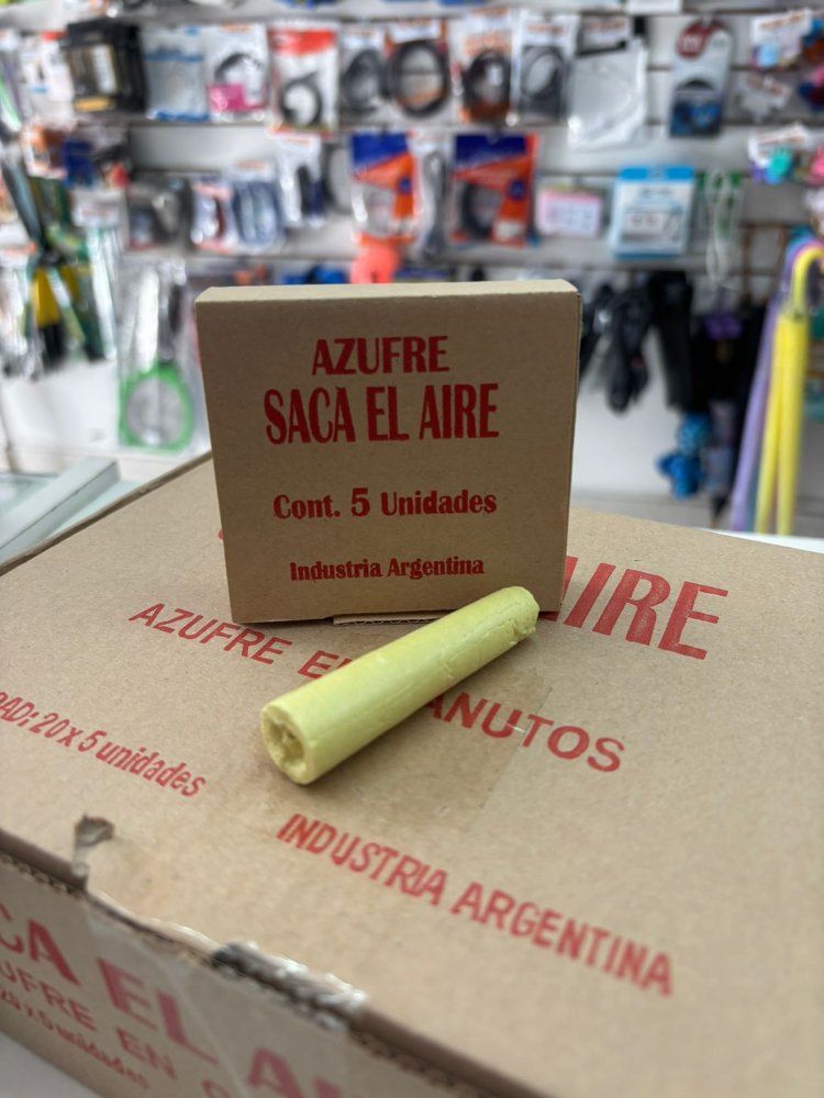 Azufre x 5 canutos