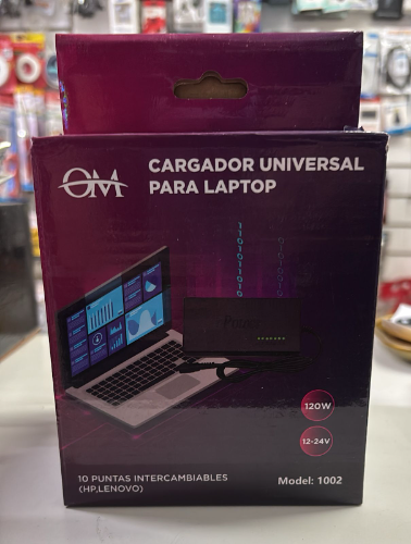 Cargador de Noteboo universal  120w OM