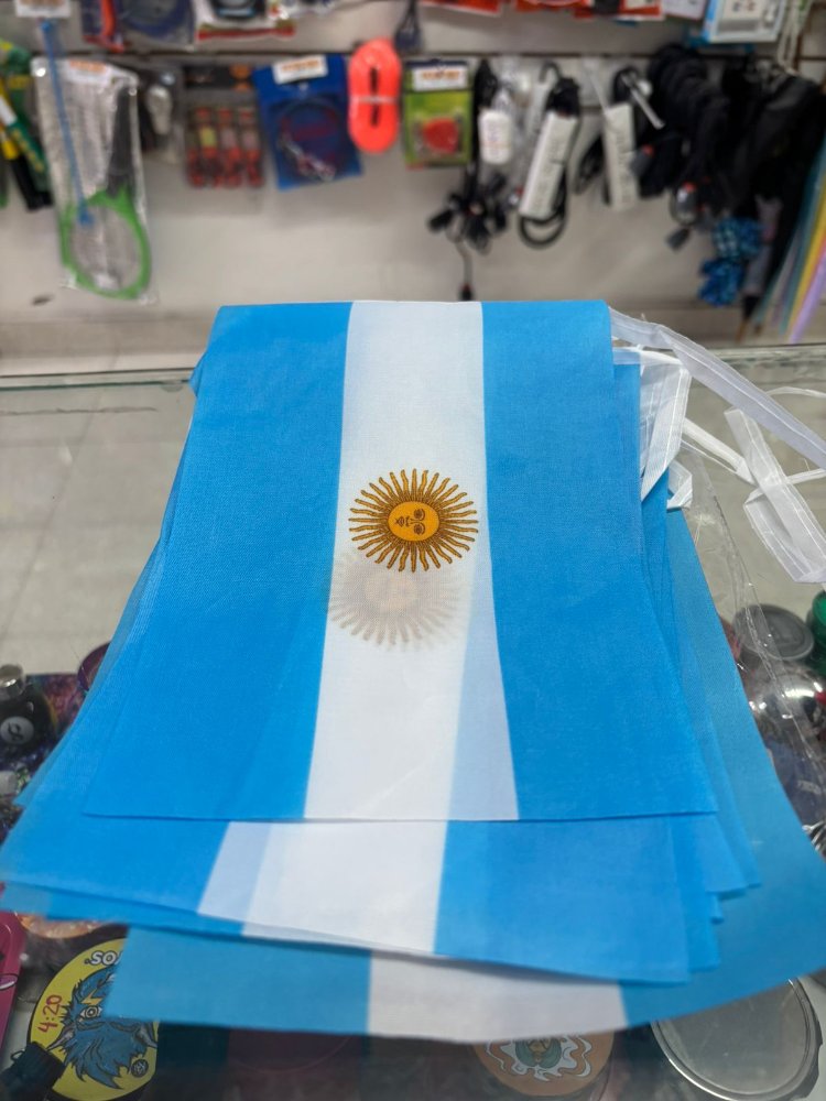 Banderines Argentina 3m 14cm x 21 cm