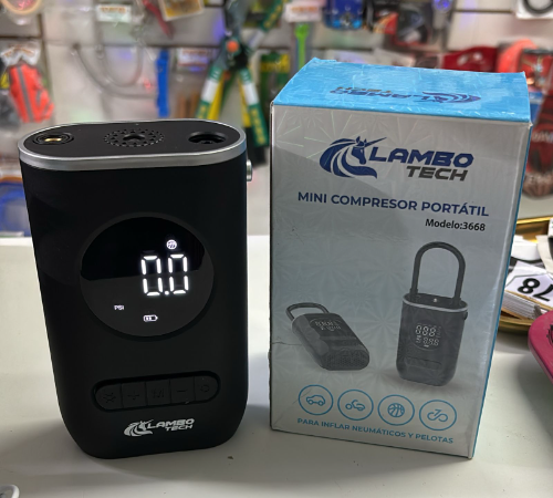 Compresor portatil recargable 150 psi Lambo Tech