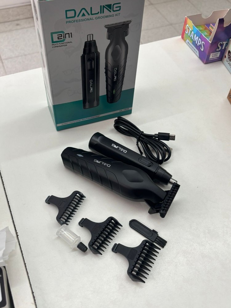 Corta pelo y corta pelo de nariz 2x1 Daling Recargable a TIpo C