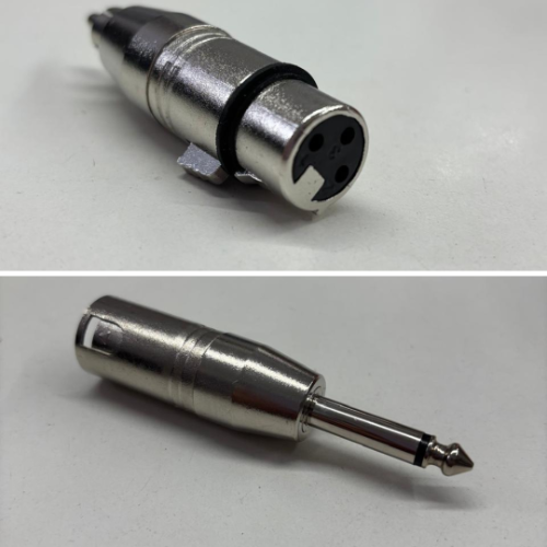 Adaptador canon hembra a 6,5 mono