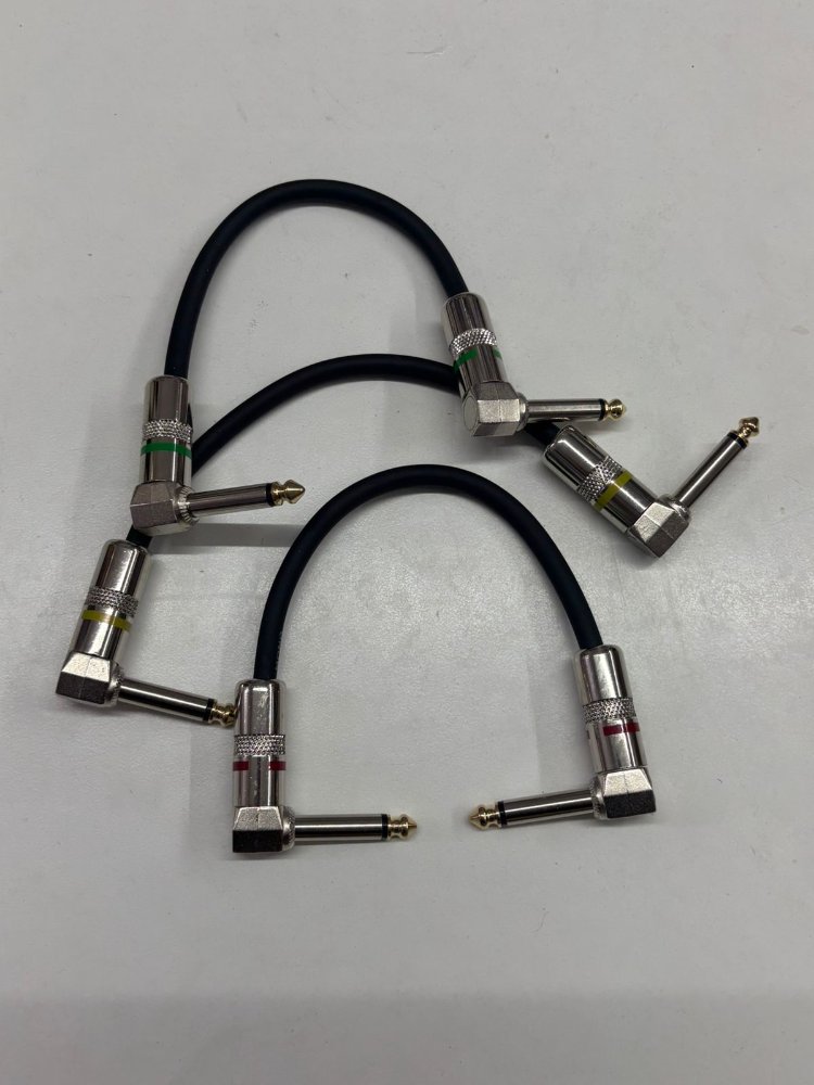3 cables 6,5 a 6,5 Vapex plug chicote metalico inter pedal