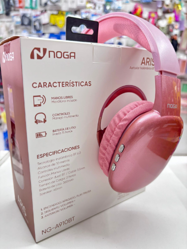 Auricular Noga inalambrico vincha NG A910bt . Recargable