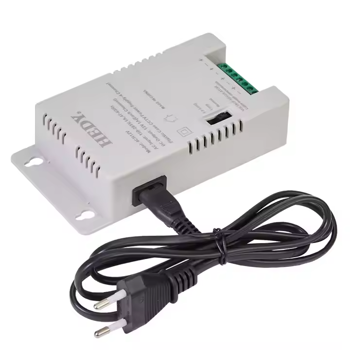 Fuente de poder enforza cctv 4ch regulable 12v 48w / mod. enf-4c448w