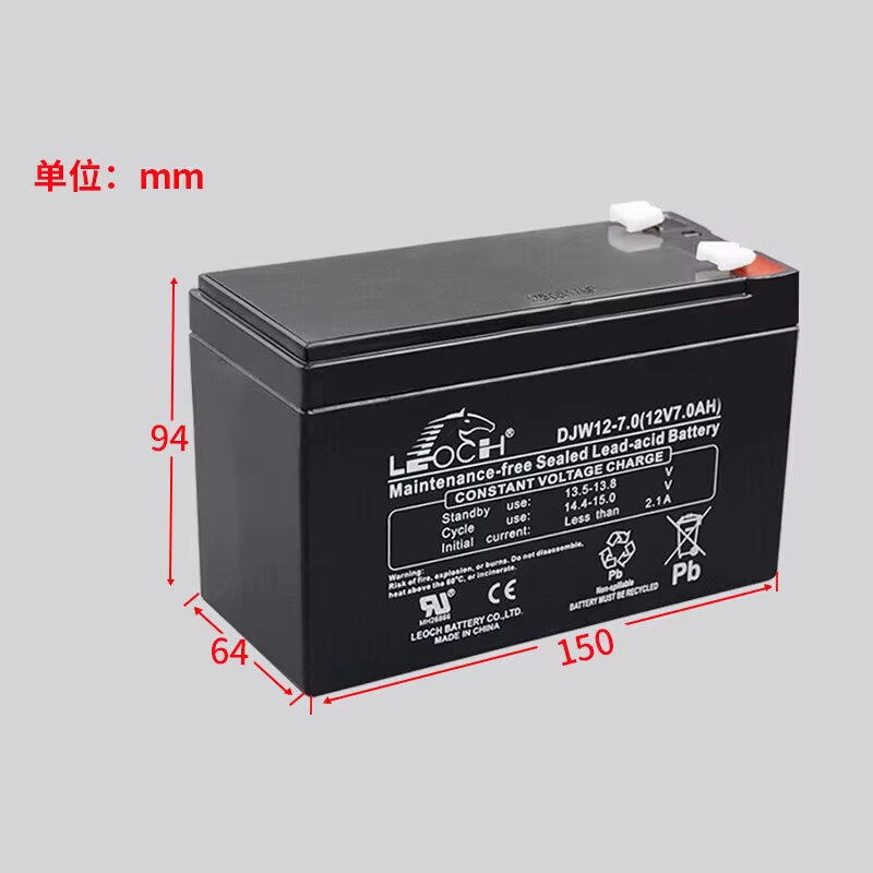 Acumulador Leoch 12v 7ah MOD. djw12-7.0