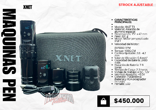MAQUINA XNET STROCK AJUSTABLE