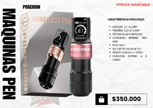 MAQUINA POSEIDON STROCK AJUSTABLE