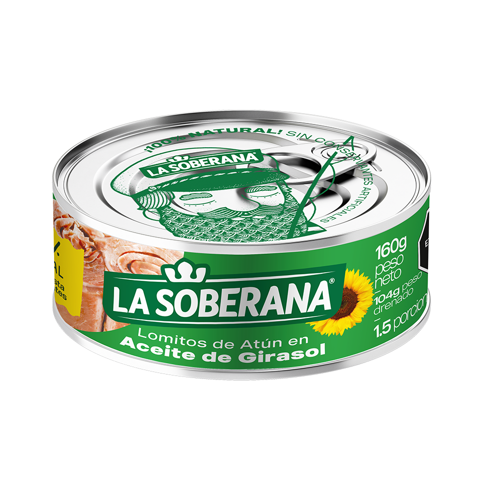 La Soberana Lomitos de Atun en Aceite Lata