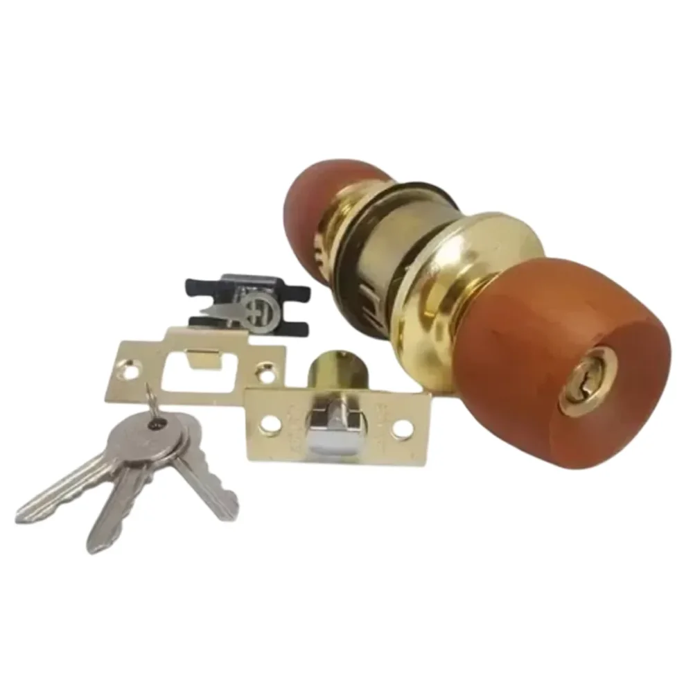 CHAPA BOLA MADERA MIEL ALCOBA