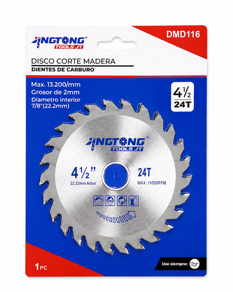 DISCO CORTE MADERA 24D X 4 1/2 JINGTONG