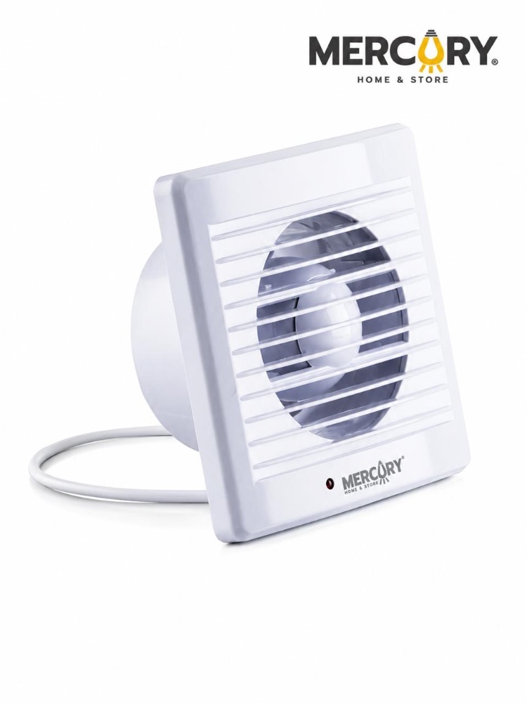 EXTRACTOR DE AIRE 6" CON REJILLA BLANCO MERCURY